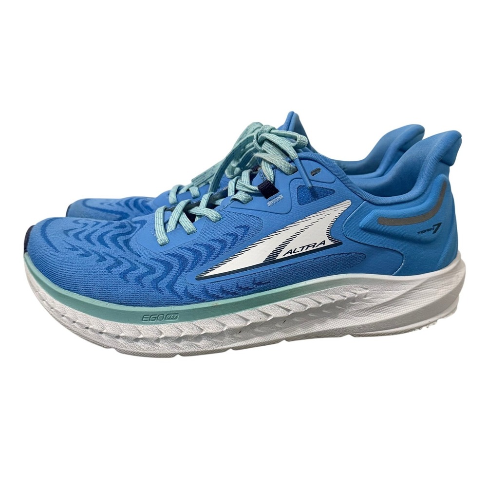 Altra Torin 7 Womens Blue Running Shoes Size 9 Comfort Walking Gym